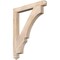 Ekena Millwork Balboa Arts & Crafts Smooth Bracket, Douglas Fir, 3 1/2"W x 32"D x 40"H BKT04X32X40BOA03SDF - alternate 1